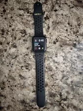 Apple Watch Nike+ 42mm Space Gray Aluminum Case Anthracite/Black Sport Band -...