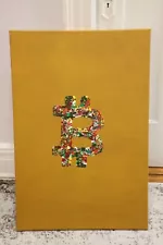 Original Bit coin Art Original for sale by Nick Paloumbis 2023 - 36in x 24in