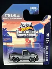 2023 Hot Wheels SILVER 1990 CHEVY 454 SS 37th CONVENTION PIN ORIGINAL