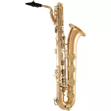 Selmer Baritone Saxophone,Wheeled ABS Case,R405 Mouthpiece Gold Lacquer Keys