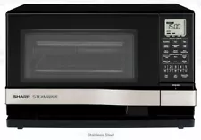 SHARP SteamWave Steam Wave AX-1100S MICROWAVE OVEN GRILL 3-in-1 Stainless NEW