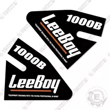 Fits LeeBoy 1000B Decal Kit Asphalt Paver Equipment Decals - Black