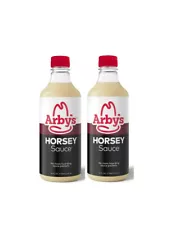 Lot of 2 Arby's Horsey Sauce 16oz Hard to Find in Certain Areas! Nice Find!