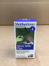 Motherlove More Milk Plus 60 Liquid Capsules Supports Breast Milk 11/2025^ NEW