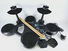 Sheffield Electronic Drum Kit Set Pads Pad E-Drum Black With Power Lead Working