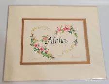 Rebecca Lowell Art Print Aloha Hawaii Art For The Rest Of Us Matt Signed 8x10"