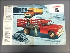 1956 GMC 350 350-8 Pickup Truck Vintage ORIGINAL Sales Brochure Catalog