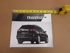 2014 Chevrolet Traverse sales brochure 30 page literature ORIGINAL