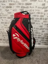 Gently Used TaylorMade Tour Stealth 9.5" Staff Bag CARBONWOOD w/ FREE SHIPPING