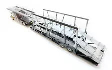 BLACK U.S. 9 CAR HAULER TRANSPORTER 1:18 scale for PETERBILT 359 Road Kings