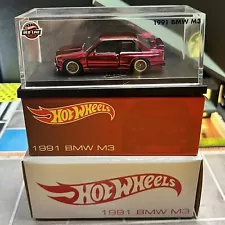 Hotwheels BMW E30 M3 Red Rlc Redline Edition