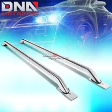 FOR 99-16 FORD F250 F350 81"/82" 99-14 F150 78"BED SIDE CHROME TUBULAR RAIL BARS