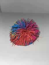 Koosh Ball Vintage 90s Toy Large 5” Multicolor Green Blue Yellow Red Pink Orange