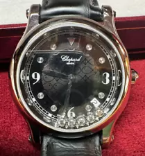 Chopard Happy Diamond Black Fish Dial Watch