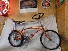 1969 HUFFY THE WHEEL MUSCLE BIKE VINTAGE DRAGSTER RAIL SLINGSHOT STEERING DRAG!