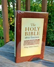 Sealed! 1611 KJV King James Bible 400th Anniversary w/Apocrypha Hardcover w/ DJ