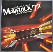 1971 Ford Maverick Catalog Sales Brochure Grabber Excellent Original 72