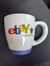 Ebay Power Seller Ceramic Mug x 2 with Rubber Base Collectable Pair Mugs