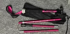 covacure purple Walking Cane Adjustable Heights in bag