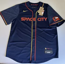 NEW Large MLB Authentic Nike Limited Jose Altuve Houston Astros City Connect