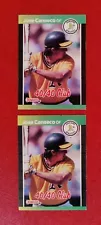 1989 Lot Of 2 Donruss #643 Jose Canseco Oakland Athletics MLB Cards NM-MT+