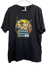 Florida Georgia Line Band Tour 2019 Men's T shirt Size extra Large XL