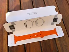 New Genuine Original Apple Watch Hermes Orange Sport Band 49mm 44mm 42mm 45mm