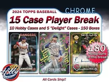 Kody Funderburk MIN 2024 Topps Chrome 15 Case (150 Box) Player Break #2