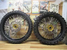 CRF 450 HONDA 2011 CRF 450R 2011 PRO WHEELS FRONT AND REAR WHEEL SET