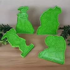 Wilton Teenage Mutant Ninja Turtles Cookie Cutters Vintage 1990 Clay Dough Play