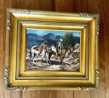 GARY NIBLETT OIL PAINTING American Indian NEDRA METTEUCCI GALLERIES