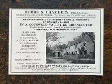 Turners - Duntisbourne Leer - Gloucestershire For Sale - 1955 Press Cutting r399