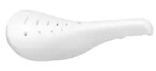 Porkchop BMX 2123 Old School BMX Saddle (REISSUE) - WHITE