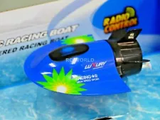 RC Micro SUBMARINE Mini Rc U-Boat HIGH SPEED Radio Control SUBMARINE BLUE