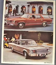 1975 AMC Matador Large Postcard Sedan Wagon Excellent Original 75