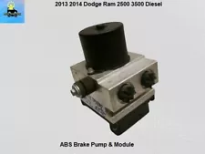 68052421AG 13 14 Dodge Ram 2500 6.7L Diesel ABS Anti-Lock Brake Pump, Module