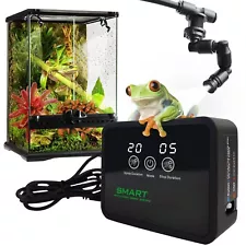 Reptile Fogger Automatic Reptile Mister Fogger for Terrarium, Timed Reptile H...