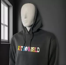 Travis Scott Astroworld Tour Wish You Were Here Hoodie XL Black Screenprinted