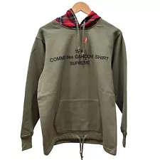 Supreme Comme Des Garcons Hooded Sweatshirt Olive