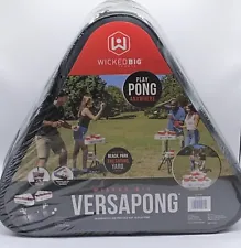 Versapong Portable Beer Pong Table/Tailgate Game with Backpack Carry Case *NIP*