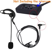 Single Earhook Headset Football Referee Earphone For V4 / V6 Motorcycle Intercom