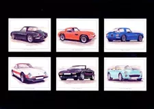 TVR Original Collectors Card Set - Griffith Chimaera Vixen Grantura 400SE Taimar