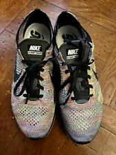 Nike Men's Flyknit Racer 526628‌-‌004 Multicolor Size 9 - USED