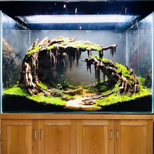 Aquascape Bonsai Driftwood Aquarium Cave Hardscape Plants Fish Tank Decorations