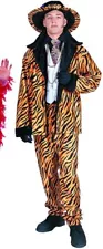 Big Daddy Pimp Suit Mac Mack Fancy Dress Up Halloween Adult Costume 3 COLORS