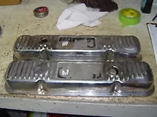 1968 1973 Buick 430 V8 Engine valve Covers Pair