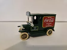 Vintage Coca-Cola "Sales and Advertising" Green Delivery Truck Made in England