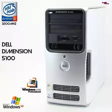 Computer Dell Dimension 5100 Intel Pentium 4 3200MHz LAN 160GB 1GB RAM Old Games