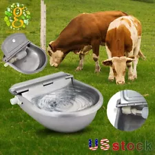 New Automatic Water Stainless Steel Trough Horse Cow Dog Drink Sheep Auto Bowl