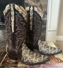 RARE OLD GRINGO EXOTIC EASTERN DIAMONDBACK RATTLESNAKE Cowboy Western Boots NEW